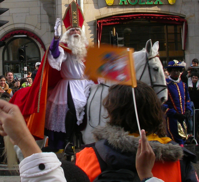 Sinterklaas on his horse